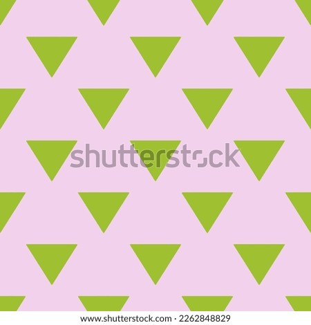 Seamless repeating tiling caret down flat icon pattern of platinum and yellow-green color. Backround for motivational quites.