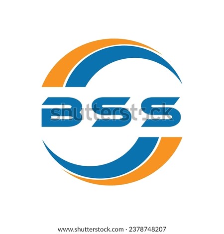 BSS letter logo design on a white background or Monogram logo design for entrepreneur and business.