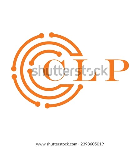 CLP letter design. CLP letter technology logo design on white background. CLP Monogram logo design for entrepreneur and business