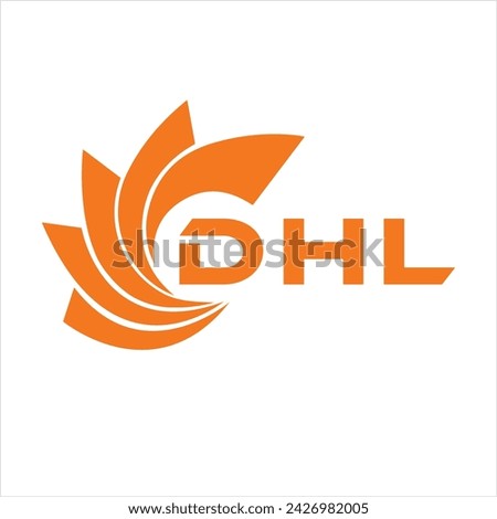 DHL letter design. DHL letter technology logo design on white background. DHL Monogram logo design for entrepreneur and business