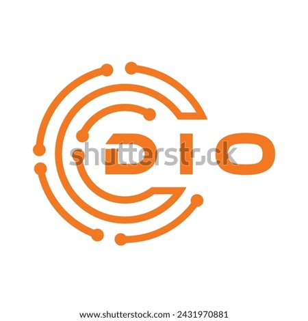 DIO letter design. DIO letter technology logo design on white background. DIO Monogram logo design for entrepreneur and business.
