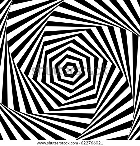 Op Art Flower Vector  123Freevectors