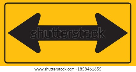 TWO WAY SIGN BOARD FOR SAFETY