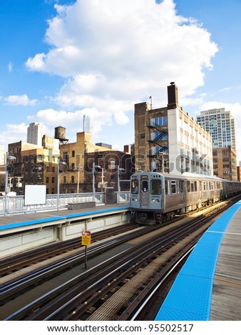 The \'L\' is the rapid transit system serving the city of Chicago and some of its surrounding suburbs.