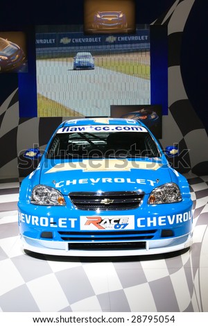 MOSCOW, RUSSIA - AUGUST 28: Chevrolet at Moscow International exhibition Motorshow 2008, Moscow, Russia, 28 august 2008