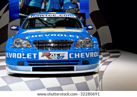 MOSCOW, RUSSIA - JULY 27: Chevrolet at Moscow International exhibition Motorshow 2008, Moscow, Russia, 28 august 2008