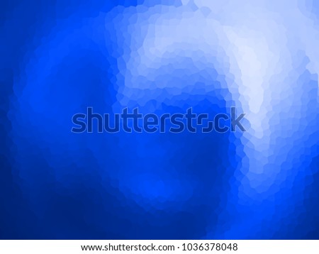 Abstract blue creative background, effect crystal.Abstract design 