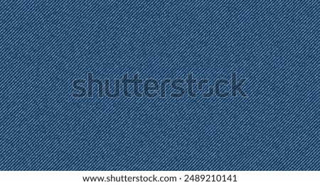 Blue denim pattern texture background vector illustration