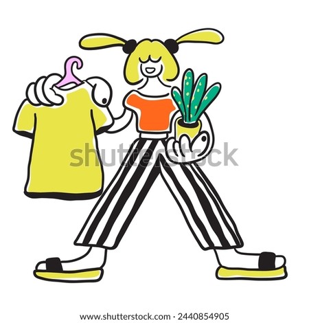 Similar – Image, Stock Photo Cheap art Art Sell