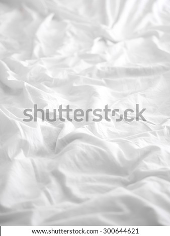 Soft white bed sheet background - Stock Image - Everypixel