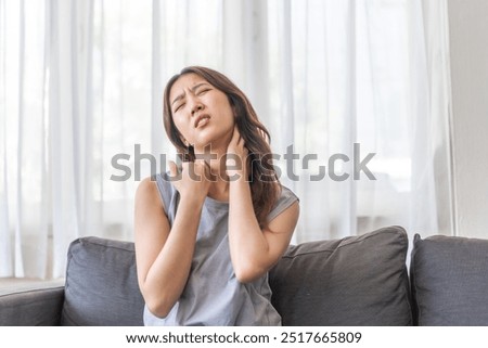 Similar – Image, Stock Photo woman holds in her hands baked round rye bread