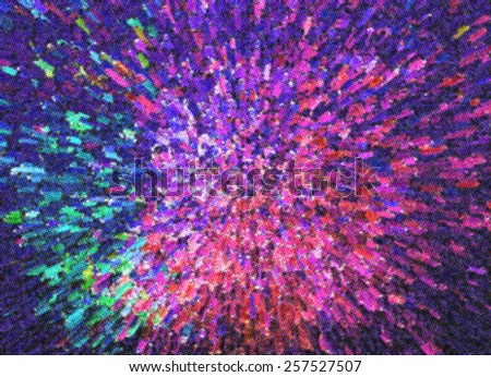 Colorful bright perspective splash grunge pattern. Colorful explosion effect background. Grunge modern abstract colorful background. Abstract burst bright background, color grunge vintage splash.