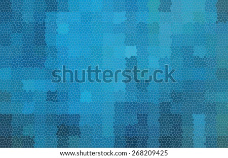 Blue abstract background square mosaic pattern. Abstract modern background with geometric abstract grunge pattern. Abstract blue grunge background, pattern grunge vintage design. Squares background.