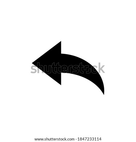  illustration vector graphic of arrow to the left