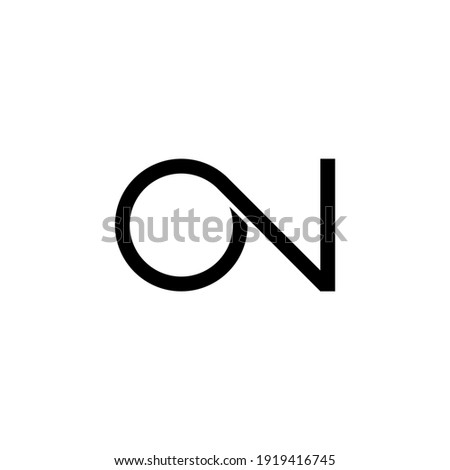  illustration vector graphic of logo letter o n Foto stock © 