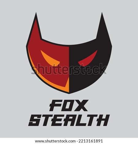 Fox stealth logo for your esport logo or your trademark