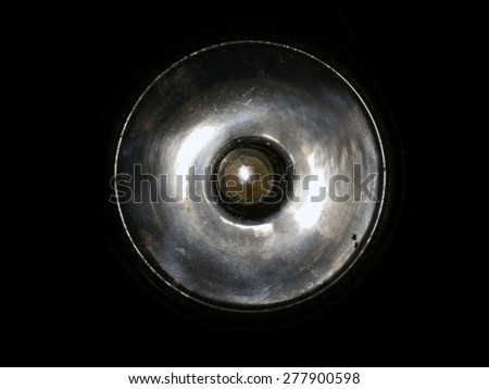 Old flashlight - Vintage pocket lamp - Light in a Dark