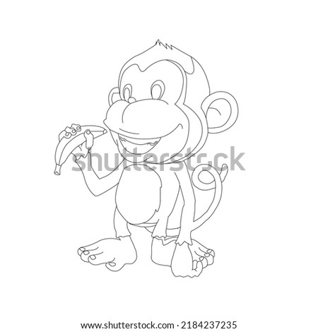 Dancing monkey with thumb up Cute monkey cartoon laughing Illustration of funny monkey eat bananas Cute monkey cartoon hanging 