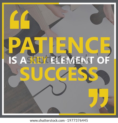 "Patience is a key to success" Motivation quote-Inspiring Creative Motivation Quote-Poster-Typography T-Shirt Design Concept-Quote 
for a successful life-Quote of the Day-Quotes about life-background