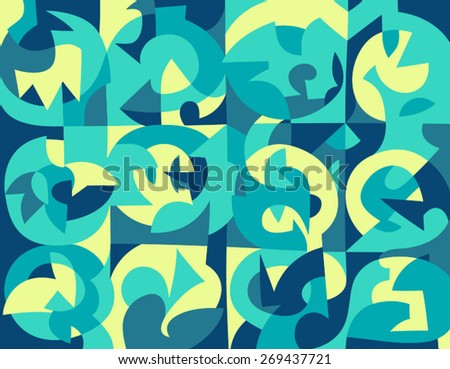 blue pattern