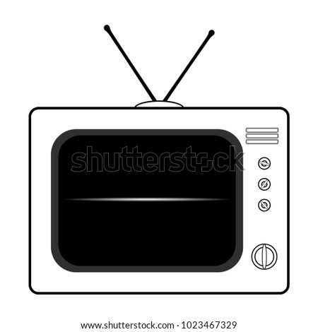the TV icon with the screen off.