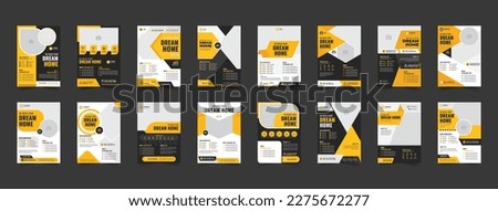 construction mega business flyer bundle, contractor flyer design, handyman home repair a4 poster, Renovation banner Template, hvac flyer layout template, excavator report template design bundle