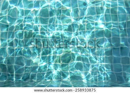 Clean and clear swimming pool water
