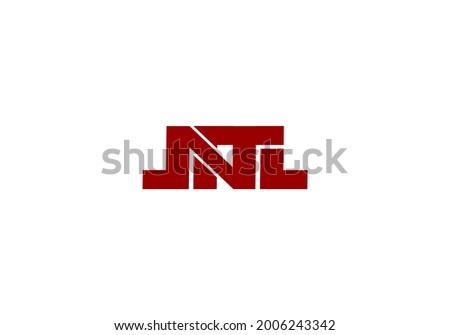 
monogram logo JNTL or NTL design