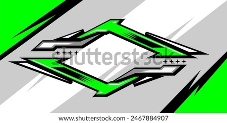 green stripes racing tag background
