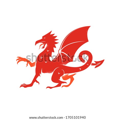 Welsh Dragon Drawing 