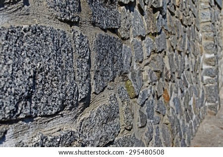 Big bricks wall textured background
