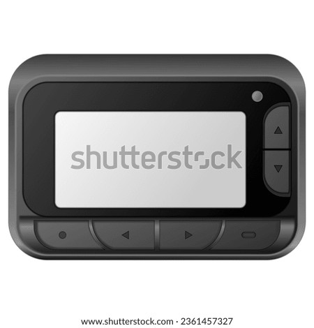 beeper pager vector illustration background