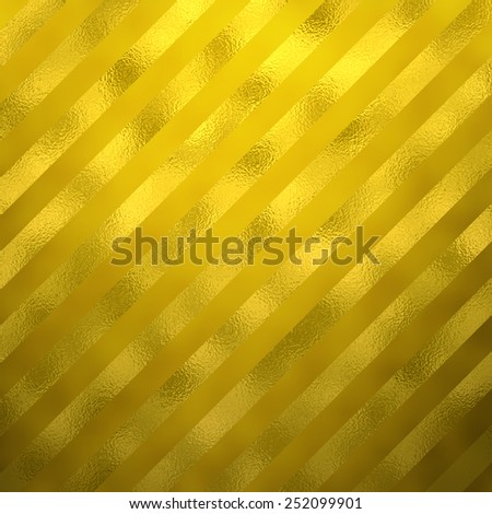 Gold Metallic Faux Foil Stripes Background Striped Texture