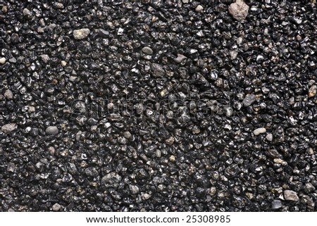 black sand from Hawaii close up macro