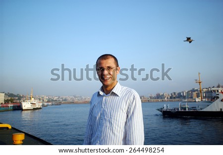 ISTANBUL, TURKEY - MARCH 21:  Istanbul Sea Buses (IDO), General Manager Ahmet Paksoy  Portrait on  March  21, 2006 in Istanbul, Turkey.