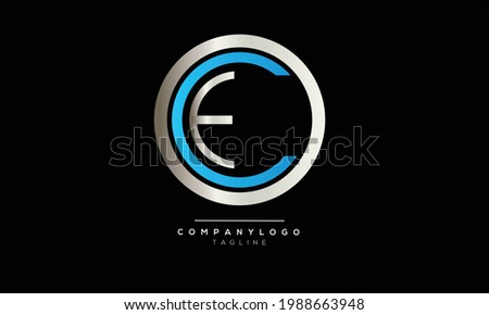 OCE initials monogram letter text alphabet logo design