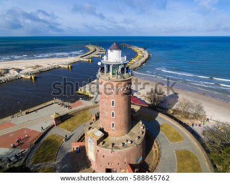 Similar – Foto Bild Leuchtturm Kolobrzeg Polen