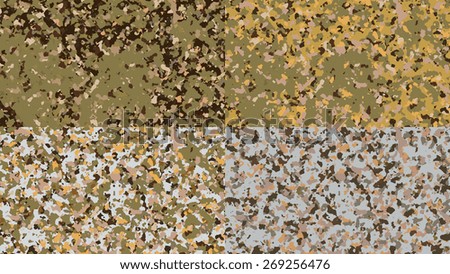 Military desert  camouflage colors