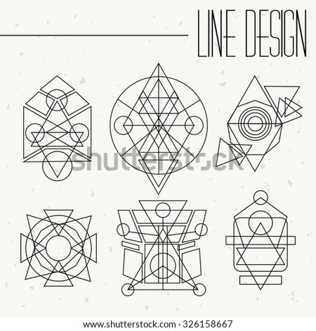 Set Of Geometric Shapes. Stock Vector Illustration 326158667 : Shutterstock