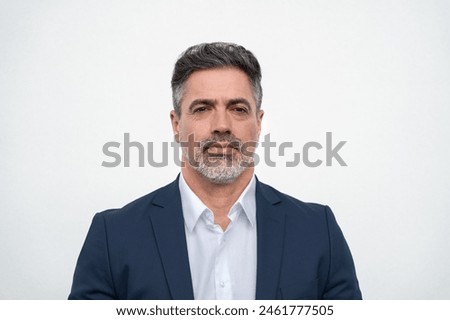 Similar – Image, Stock Photo Focused stylish man with suitcase and guitar gig bag on seaside