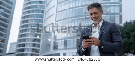 Similar – Image, Stock Photo Banner with copy space, leaves with fluff ball as a replacement for a dandelion