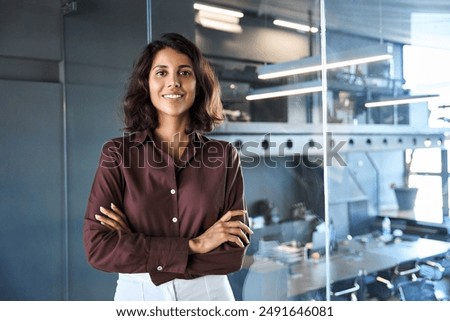 Similar – Image, Stock Photo Portrait of woman in white theater mask and hood on black background. Concept of mental disorders, hypocrisy.