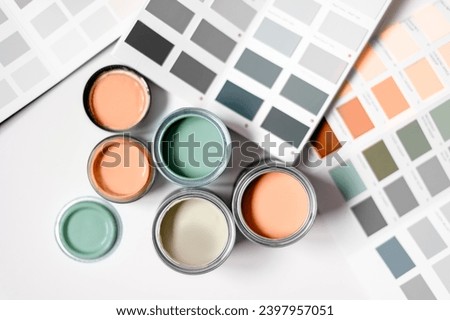 Similar – Image, Stock Photo Choosing wall paints can