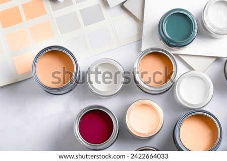 Similar – Image, Stock Photo Choosing wall paints can