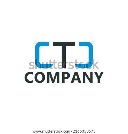 CTC Letter Logo Design Vector Template