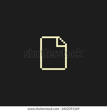 this is one bit icon in pixel art with white color and black background ,this item good for presentations,stickers, icons, t shirt design,game asset,logo and project.