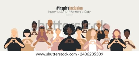 International Women's Day banner. #InspireInclusion