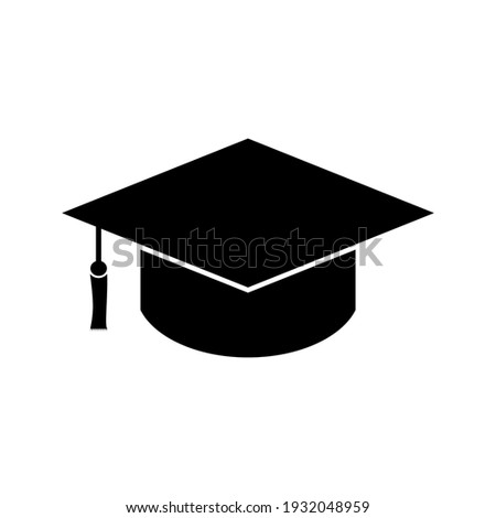 graduation hats. vector illustration Eps 10