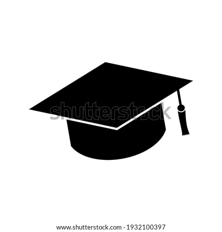 graduation hats. vector illustration Eps 10