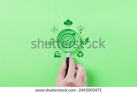 Similar – Image, Stock Photo the green of the plant disappears into black